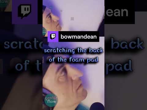 scratching the foam pad #ASMR  #twitch