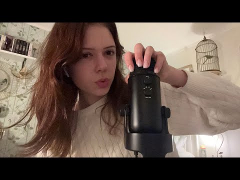 Asmr~mic scratching+mic tapping(some rambling)🎀