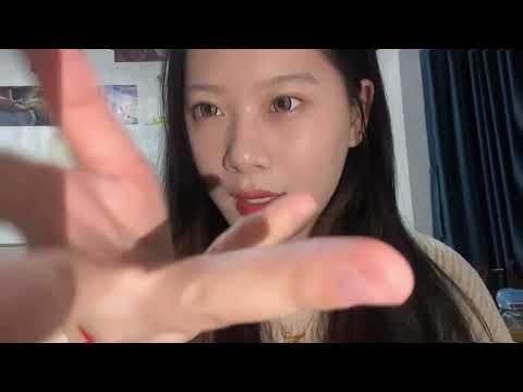 ASMR hand movements for sleep, mouth sounds, recorded on iPhone