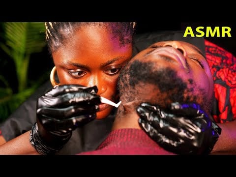 ASMR Intense Beard Scratching & Neck Massage (Ingrown Hair Removal + Nitpicking)4 Deep Sleep. No Gum