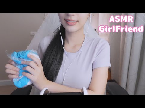 ASMR แฟนสาว นอนลงตรงนี้สิคะ ฉันจะดูแลคุณเอง Girlfriend takes care of you [ Role Play ] 💖