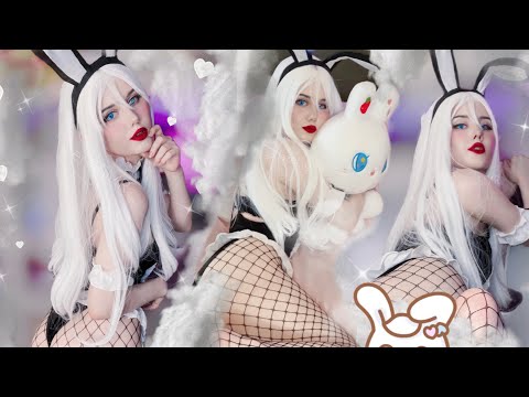 ASMR Mouth Sounds 🐰 Bunny Girl