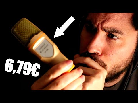 Faire un ASMR avec un micro studio à 6,79€
