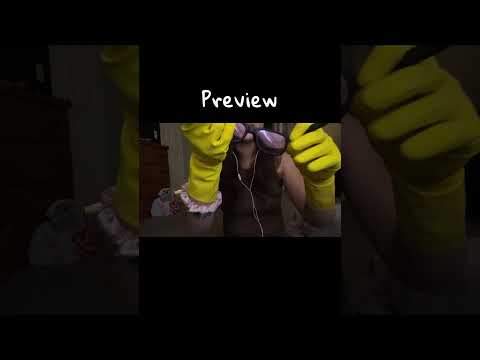 Preview//Crinkly Yellow Gloves: Tingly Random Triggers ASMR 🧤