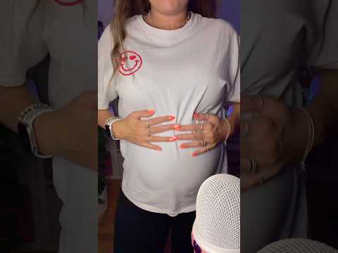Baby Bauch 23. SSW #asmr #asmrvideo #asmrsounds