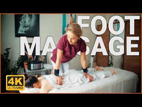 Foot Massage & Full Stretch | Real ASMR Massage with Victoria