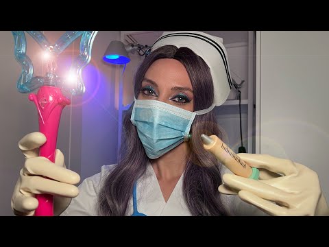 ASMR Nurse Babysitter take care of you, Medical Role Play, Gloves Sounds, Soft Spoken