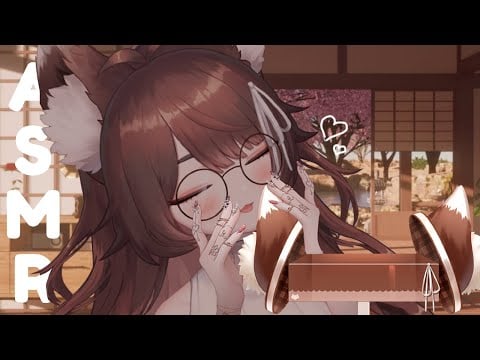 【ASMR 癒し】Fox Girl Licks Your Ears Clean (Licks/Kisses/Soft-Talking)