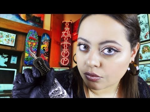 ASMR| Tingly Tattoo Artist Roleplay w/ Layered Sounds