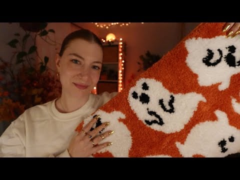 ASMR 👻 Brain Melting Halloween Haul  🌧️Rainy & Echoed