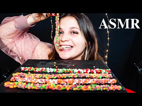 ASMR FRANÇAIS│DEGUSTATION NERDS ROPE (Crunchy Sounds) Eating sounds / Eating show