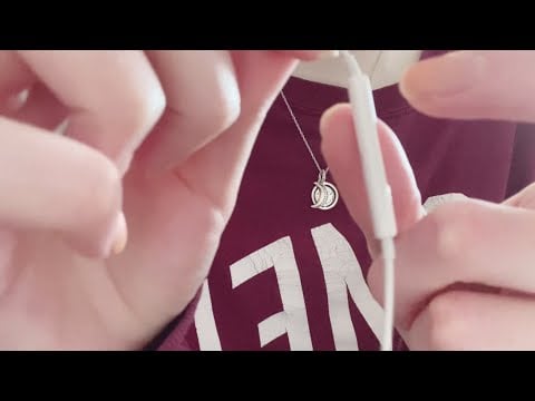 asmr lofi apple mic brushing/touching