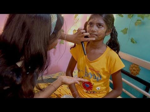 Asmr Doing makeup 💄 of baijanti..😌