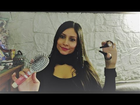 Asmr Salon✂️ Christmas Haircut/Styling ✂️ Roleplay