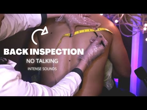 ❤️ asmr back tracing - no talking - intense relaxing sounds
