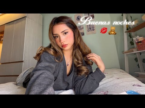 ♡ asmr súper tranqui te acompaño a dormir ♡ buenas noches 