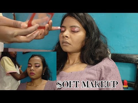 Relaxing makeup & hairstyle session by my student💆‍♀️✨ literally fell asleep while she was doing it😴