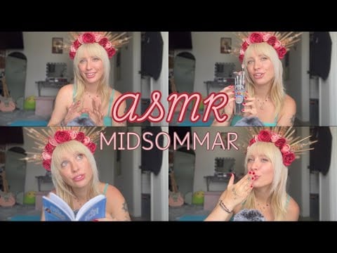 ASMR | Midsommar Makeup, Positive Affirmations, + Tarot Reading 🌹🌷