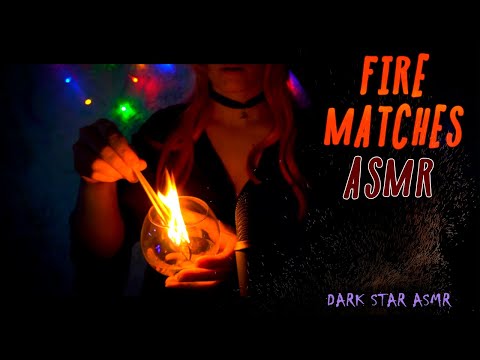 ♠• АСМР СПИЧКИ 🔥 | ASMR MATCHES 🔥 | ЗВУК ОГНЯ •♠