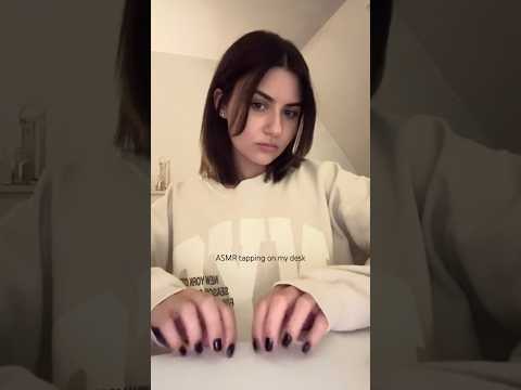 ASMR desk tapping for sleep 🖤 #tapping #tappingasmr #asmrsounds #asmrforsleep #asmrshorts #sleep