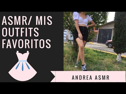 ASMR| Mis outfit's favoritos| Susurros que te ayudan a dormir| Andrea ASMR 🦋