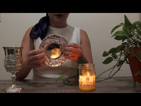 ASMR for Shabbat. Candles, tapping, and soft spoken