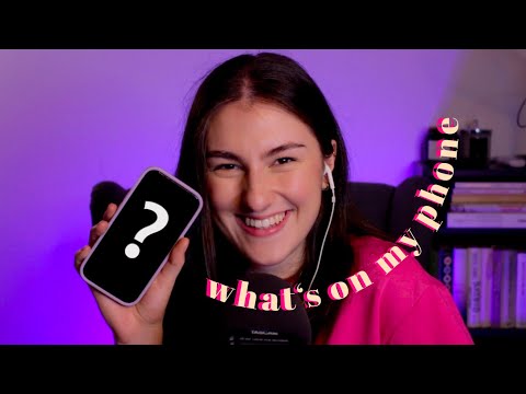 [ASMR] what‘s on my new Iphone 📱(german/deutsch) 🤍