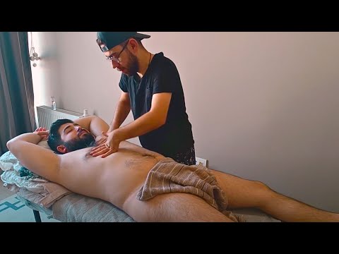 AMAZING TURKISH FULL BODY VERY RELAXING MASSAGE THERAPY - CHEST,LEG,BACK,ARM,FOOT,ABDOMINAL MASSAGE