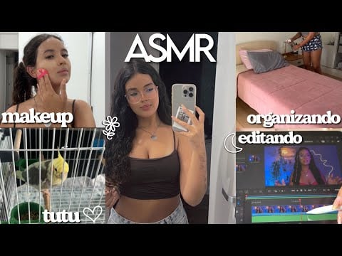 ASMR VLOG: UM DIA COMIGO 🪩 trabalho, rotina… 🌙