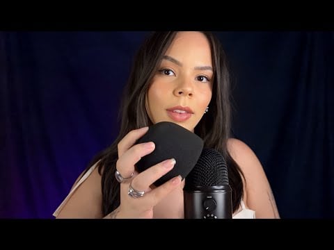 ASMR MIC TRIGGERS, PUMPING, RUBBING e SWIRLING com SONS DE BOCA!
