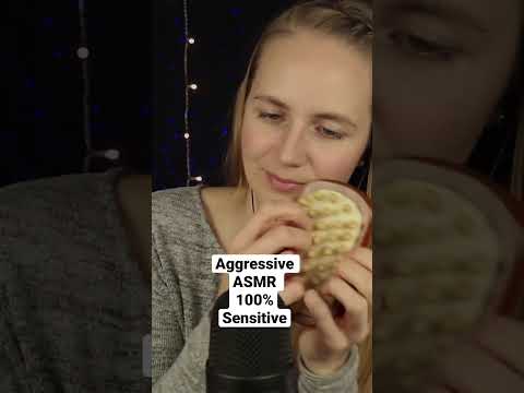 Aggressive ASMR at 100% Sensitivity #shorts #asmr