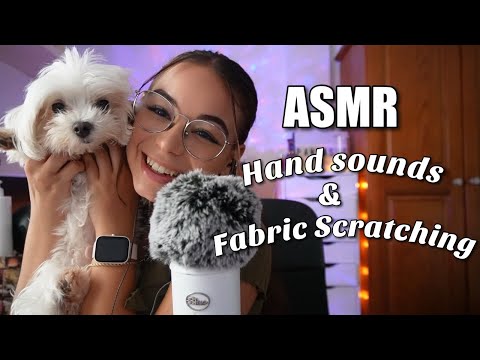 ASMR HAND SOUNDS & FABRIC SCRATCHING🙌🏽👚| ASMR en español para dormir | Pandasmr
