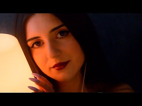 ASMR ~ Relaxing Visual Light Triggers ♡ + tapping, mouth sounds, follow the light