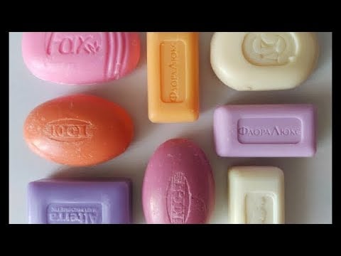 Dry Soap carving ASMR\ relaxing sounds\ No talking. Satisfying ASMR video\ Cutting soap