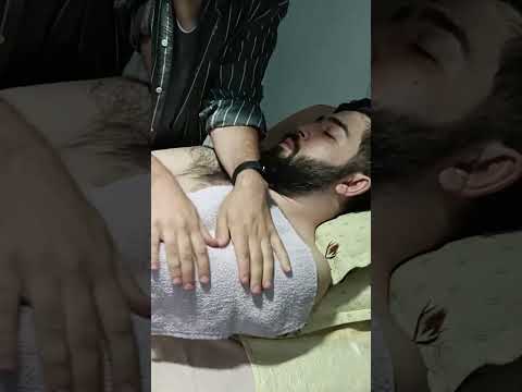 CHEST SPORTS BODY SLEEP MASSAGE #shortvideo #asmr #chest #relax #sleepsolution