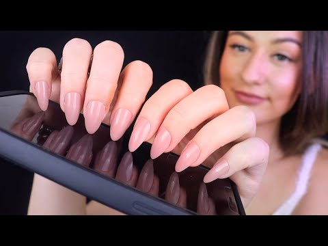 [ASMR] Tapping For Tingles/Sleep 😴 (Long Nails & No Talking)