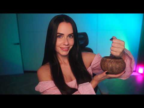 АСМР Кокосовый ДОЖДЬ 🥥 ЗВУКИ 💋 ЗВУКИ ДОЖДЯ 🌧️ ДЛЯ ТВОЕГО Расслабления