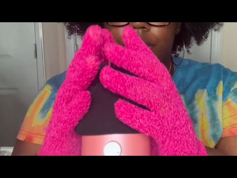 Asmr| Tingly Hand Sounds with gloves (No talking) 🧤