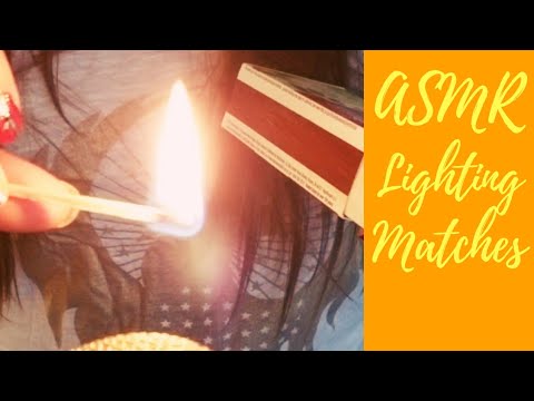 🔥 ASMR - Lighting Matches - No Talking - New Mic 🔥