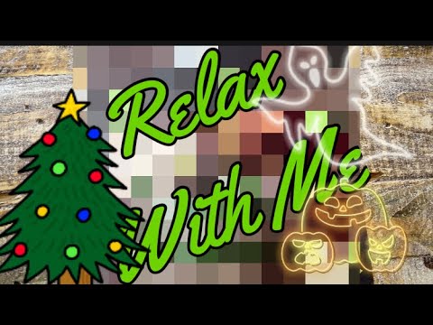 ASMR Visual & Sound Triggers: Scary Christmas 🎄 Sticker Puzzle #704