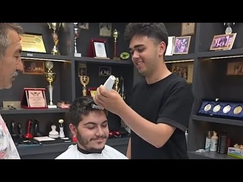 ✨ Complete Transformation | Military Haircut & Beard Shave ASMR