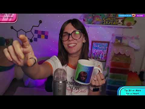 asmr stream [Blue Yeti mic, soft singing, cozy chats]✨2.25.26