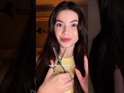 Posso cortar seu cabelo? ✂️#asmrhair #asmrhaircut #cortedecabelo #asmr