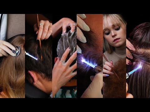 ASMR | SCALP inspection COMPILATION 2022