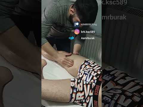 ATHLETE MASSAGE THAT RELAXES THE FRONT LEGS #massage #satisfying #relaxing #asmr #shorts