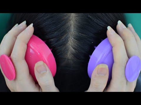 Asmr Scalp Massage, Head Massage With Tools Relaxing For Deep Sleep ( No Talking )