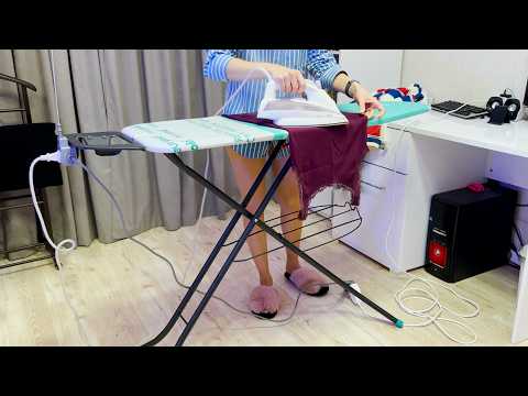 🌸Stylish Ironing of Shirts, T-Shirts and Jeans | ASMR Relaxation | Braun iron