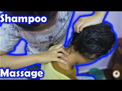 ASMR Relaxing Head Massage - Sister Meets Cousin