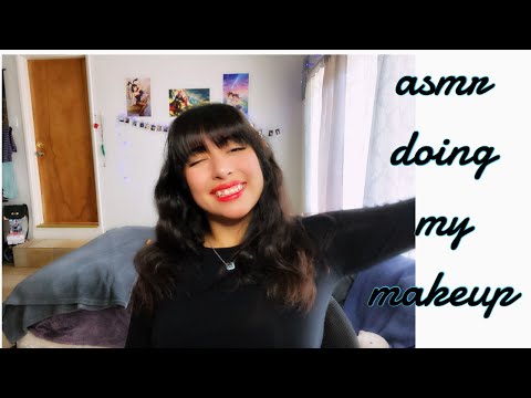 ASMR doing my own make up