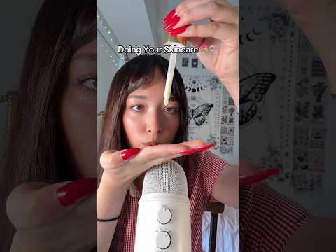 Doing Your Skincare 🫧🎀 #asmr #relaxing #asmrsounds #skincare #tingles